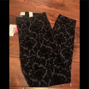NWT Velvet brocade  Pants